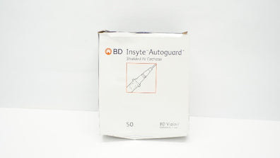 BD 381434 Insyte Autoguard IV Cath. 20Ga x 1.16inch, 60mL - Box of 50